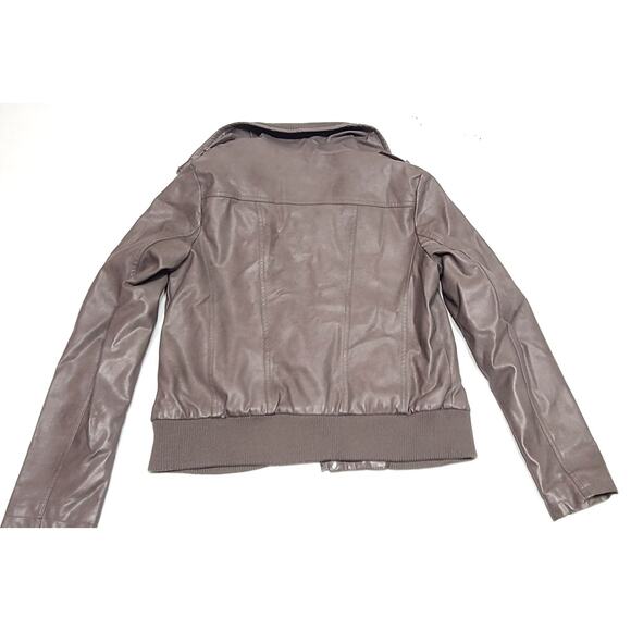 Xhilaration faux leather jacket beige women's XXL - Picture 6 of 6